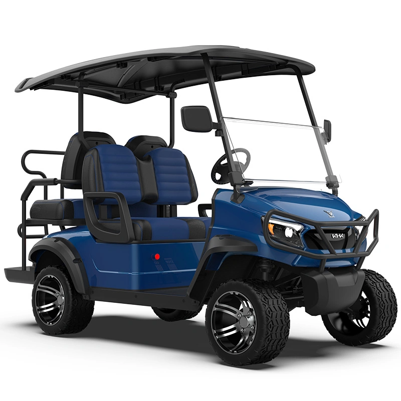 72V batería de litio bastidor de acero de alta potencia ODM independiente personalizado Freno de disco de suspensión 2 asientos eléctricos levantados Golf Carts