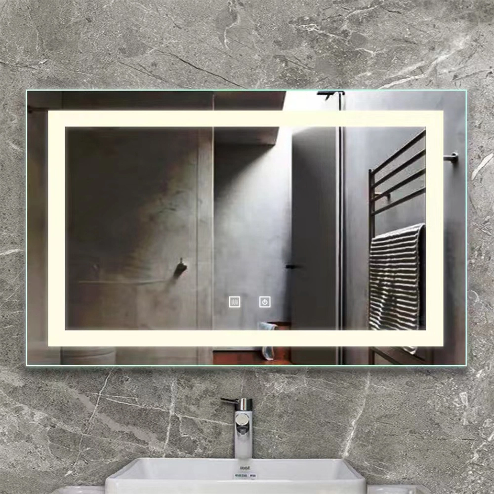 Mayorista/Proveedor de fábrica sensor táctil de la pared Home Decoración Muebles de Salón de belleza maquillaje de Pared LED LED Hogar Inteligente espejo del baño con desempañador y altavoz Bluetooth