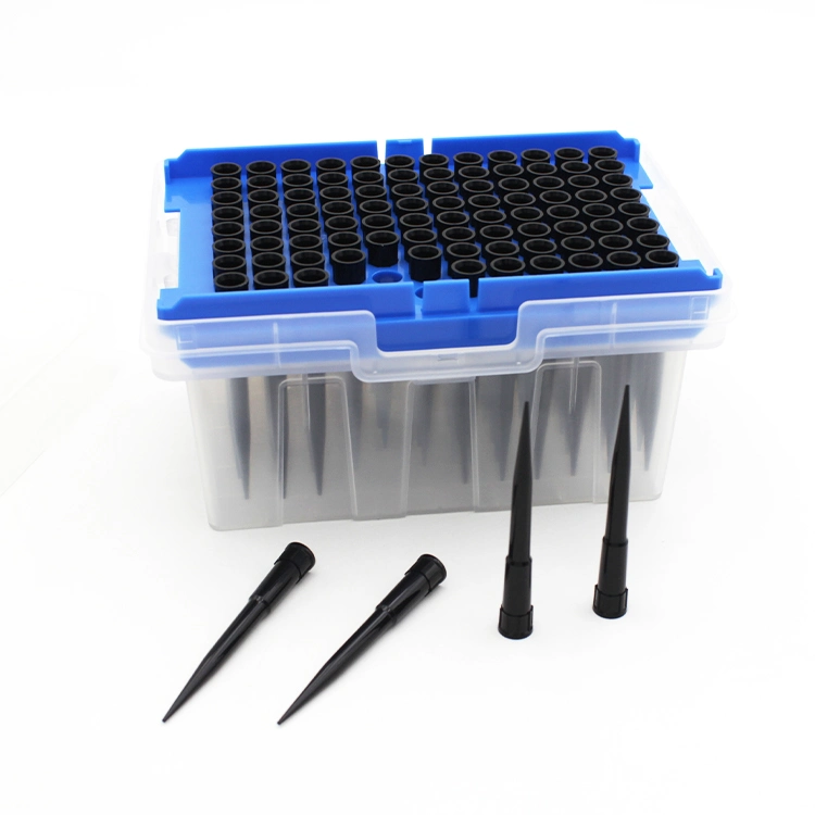 50UL 300UL 1000UL Black Barrier Tips Sterilized Filter Conductive Automatic Pipette Tips Racked Lab Supplies