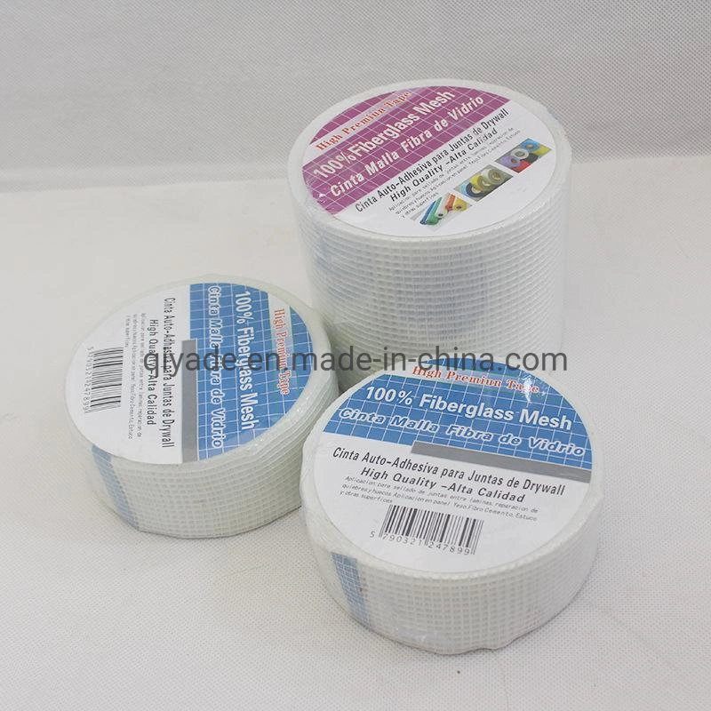 3X3mm 60g Fiberglass Self Adhesive Tape 5cm X 50m