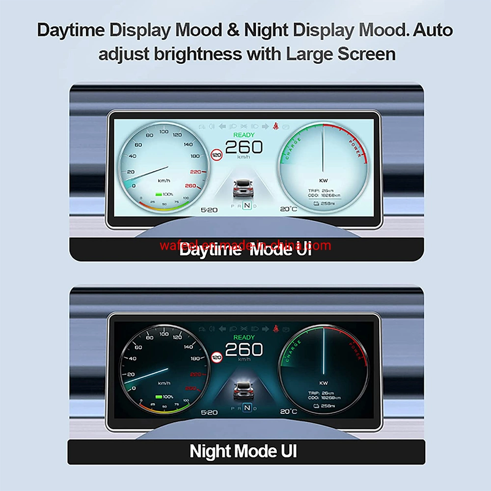 Head Up Display para el Tesla Model 3 &amp;Carplay Y VOLANTE DE VELOCIDAD DE ALIMENTACIÓN DE Control Panel de instrumentos con 9pulg.