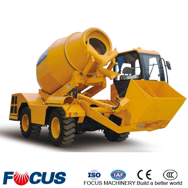 2.6m3, 4m3 Self Loading Concrete Truck Mixer