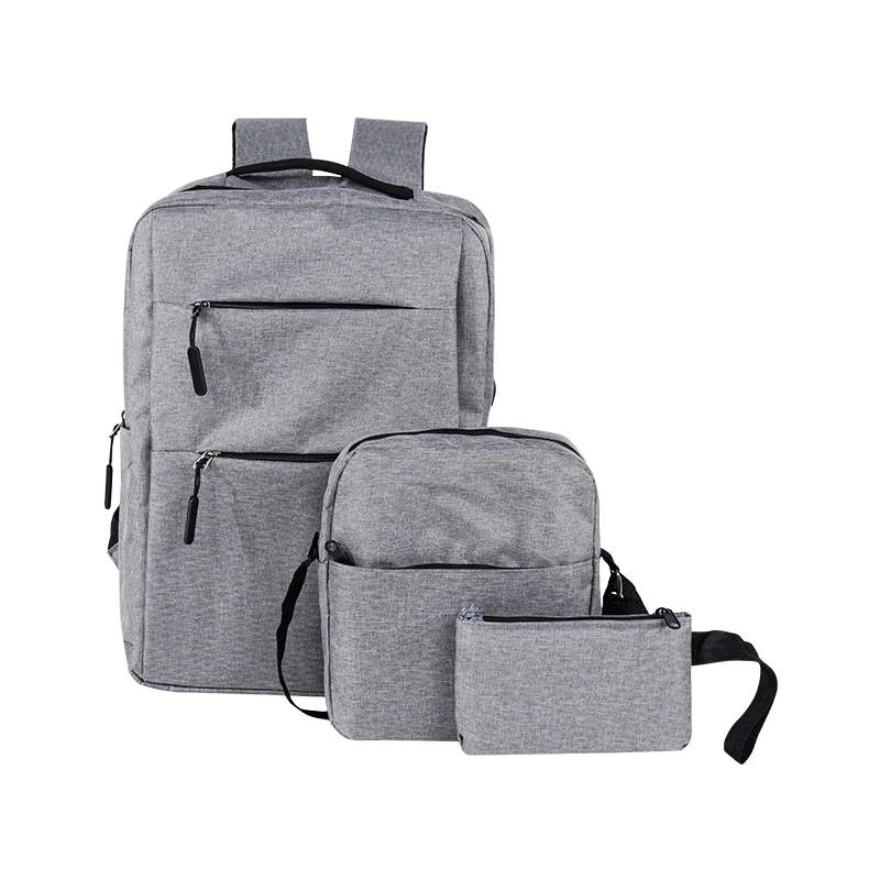 ISO BSCI Factory Wholesale/Supplier Customized Waterproof Polyester Business Laptop Bags Set Nylon 3 PCS Set Business Laptop Backpacks