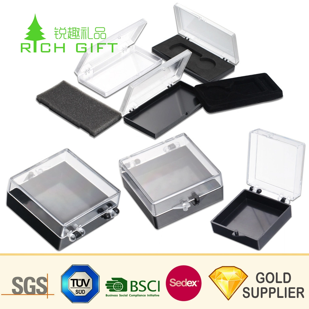 High quality/High cost performance Custom Transparent Plastic Acrylic Jewelry Durable Storage Anti-Rusty Square Display Box for Gift