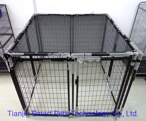 Grande piscine extérieure OEM de fil soudé chien run clôture pet