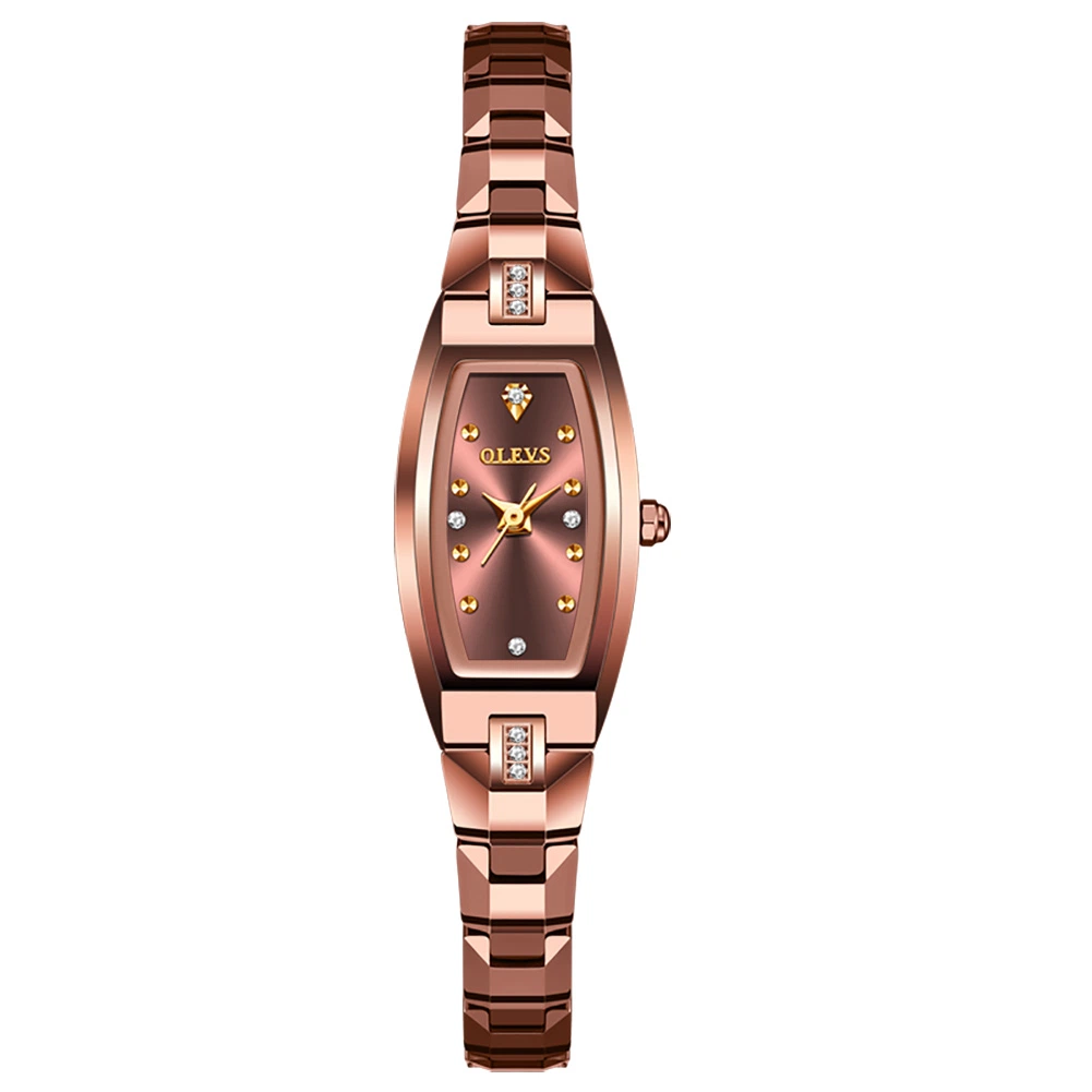 Wholesale/Supplier Olevs Quality Lady Wristwatch Gold Tungsten Steel Women Gift Watch