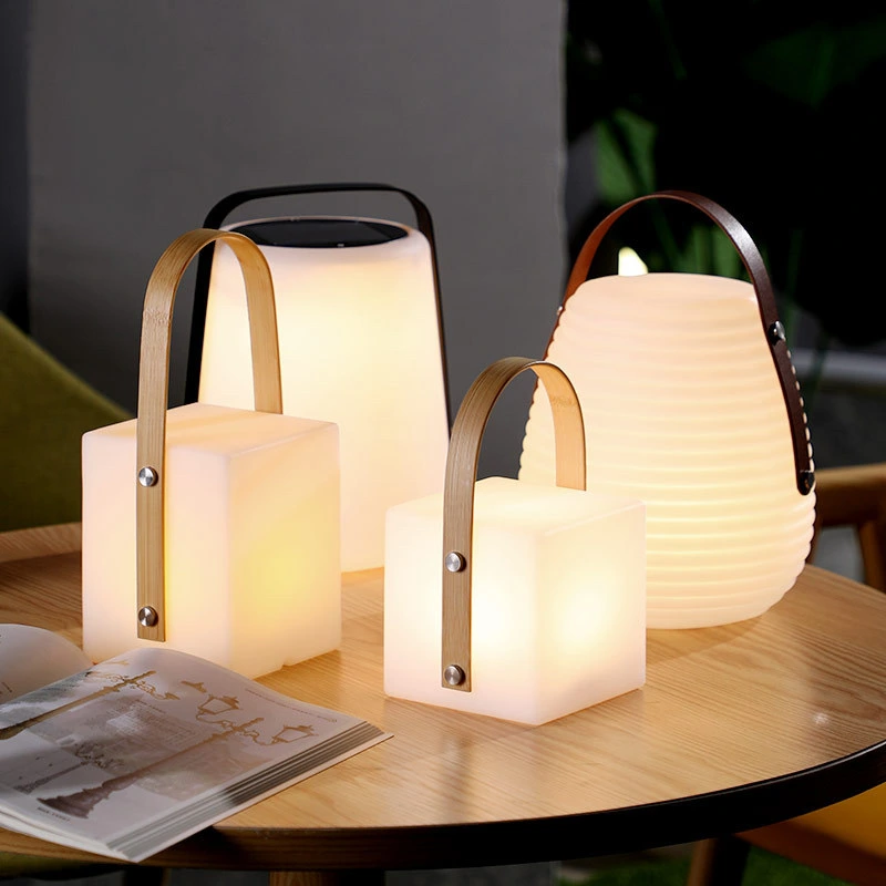 RGB Nightlight Wholesale/Supplier Hand Lamp Bedroom Lamp Bedside Lamp Creative Gift Solar Energy