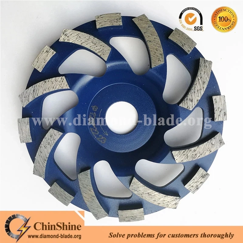 American Market Turbo Diamond Grinding Cup Wheel for Concrete Floor