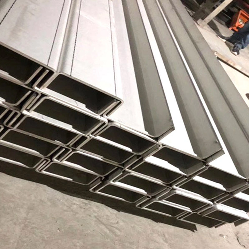 U Channel 80 100 Steel Profile 304L 316 316L 321 304 Hot Cold Rolled U Channel Galvanized Stainless Steel Structural Steel