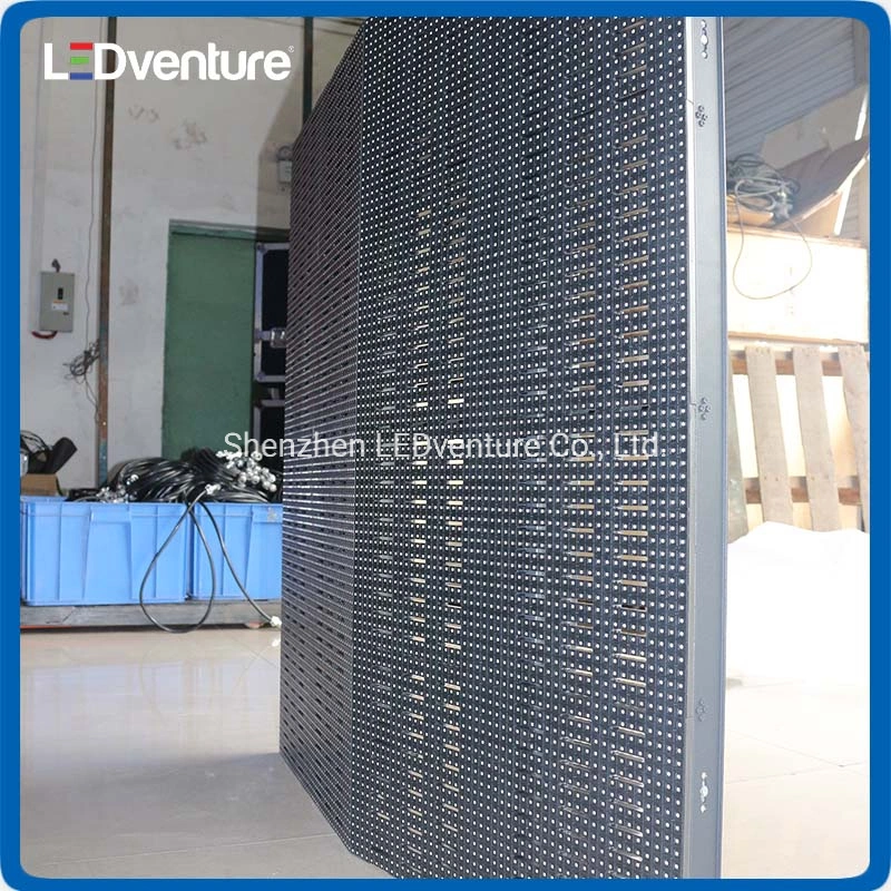 Outdoor Mesh Rental Full Color P8.9 LED Curtain LED Display Screen