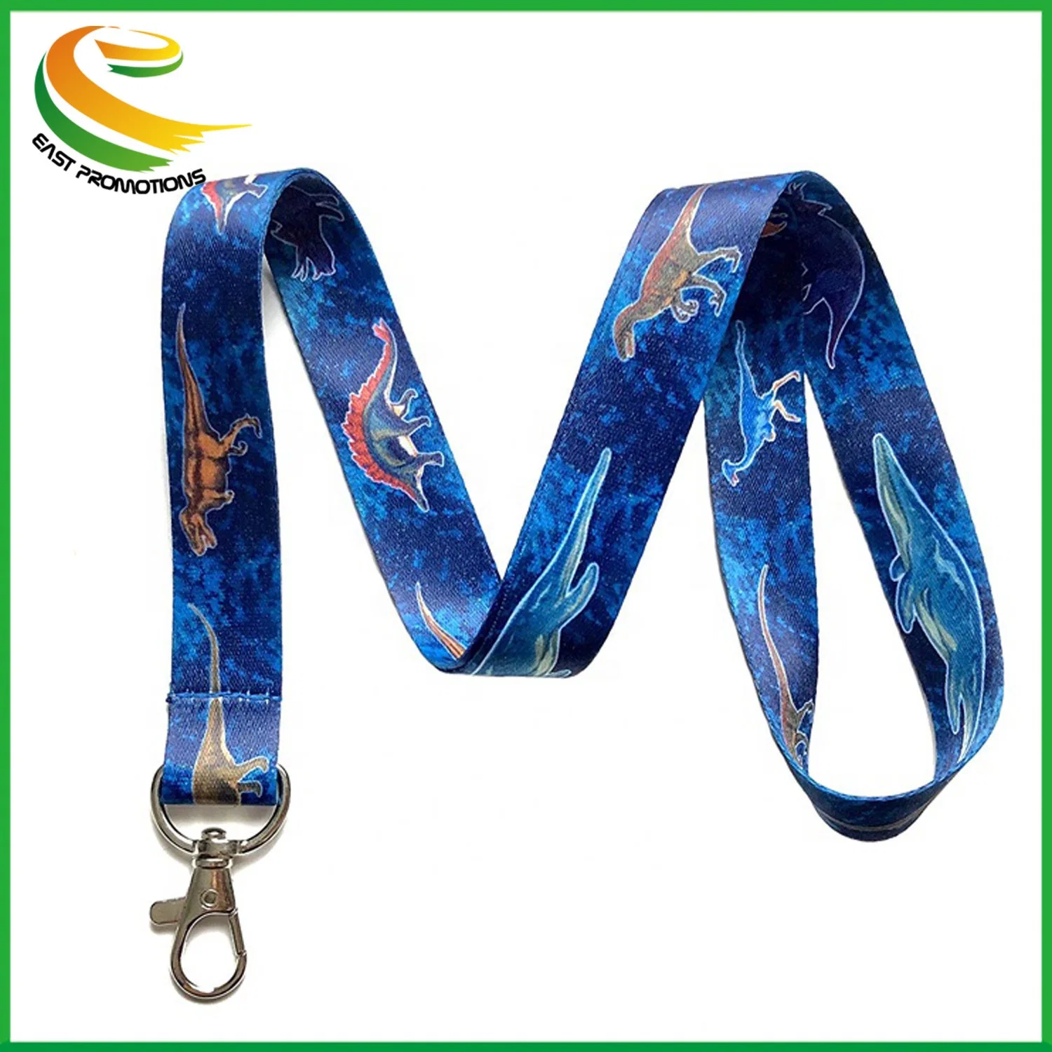 Nylon Printing Sublimation Ribbon Heat Transfer ID Card Holder Lanyards