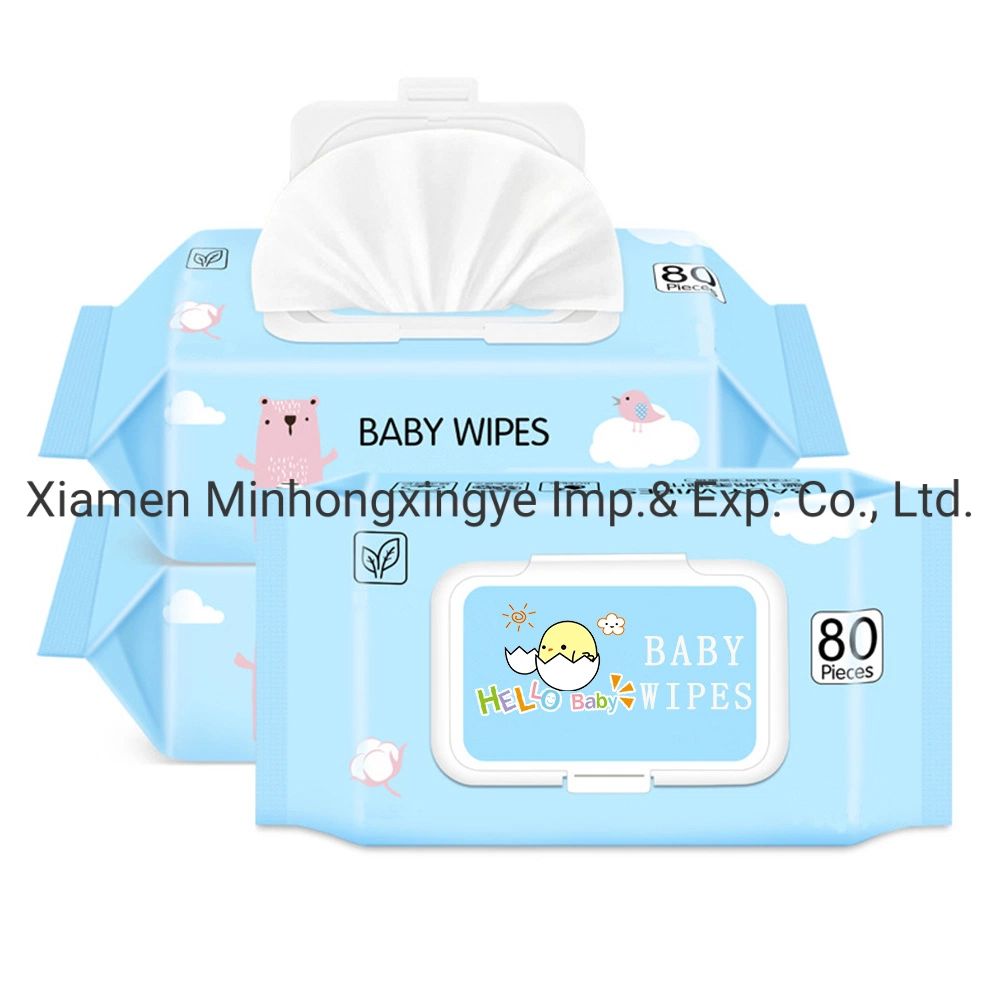 No Chemical Baby Wipe Disposable Disinfectant Wipes Organic Bamboo Wet Wipe Brand Baby Wipes