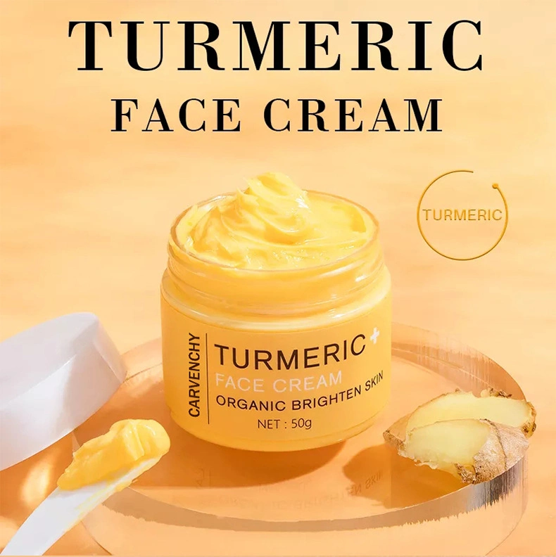 Hidratante de alta cúrcuma quedarse hasta tarde eliminar el acné Crema reafirmante Crema de cara