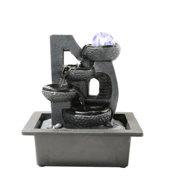 Personalized Polyresin Water Fountain Decor for Sale