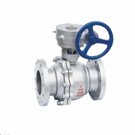 Stainless Steel Flange 2PC Floating Type Industrial PTFE Seal Floating Ball Valves