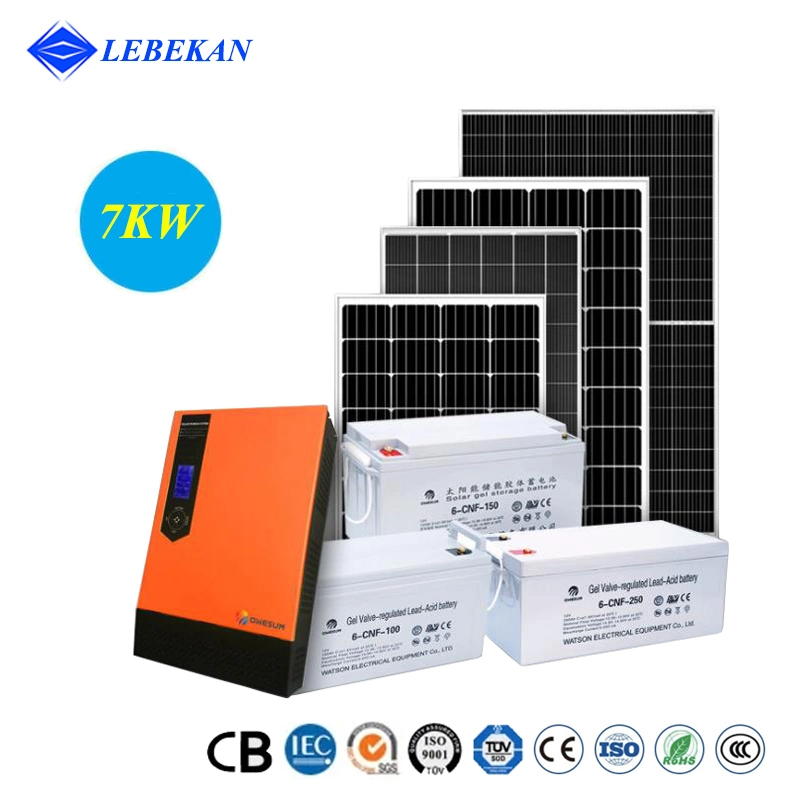 Home Use High quality/High cost performance Solar Panel Kits 3 kw Inverter Lead-Battery أنظمة طاقة الشبكة غير العاملة