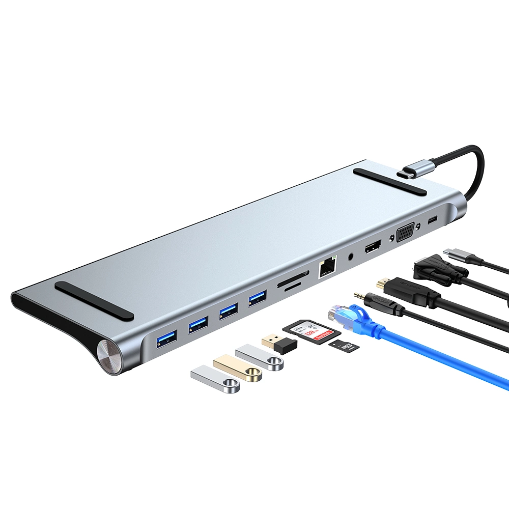 USB 3,0 Hub Typ-C 4K HD 100W Pd Ladegerät USB Hub C 11 in 1 Laptop-Erweiterung USB-C Hubs für MacBook pro