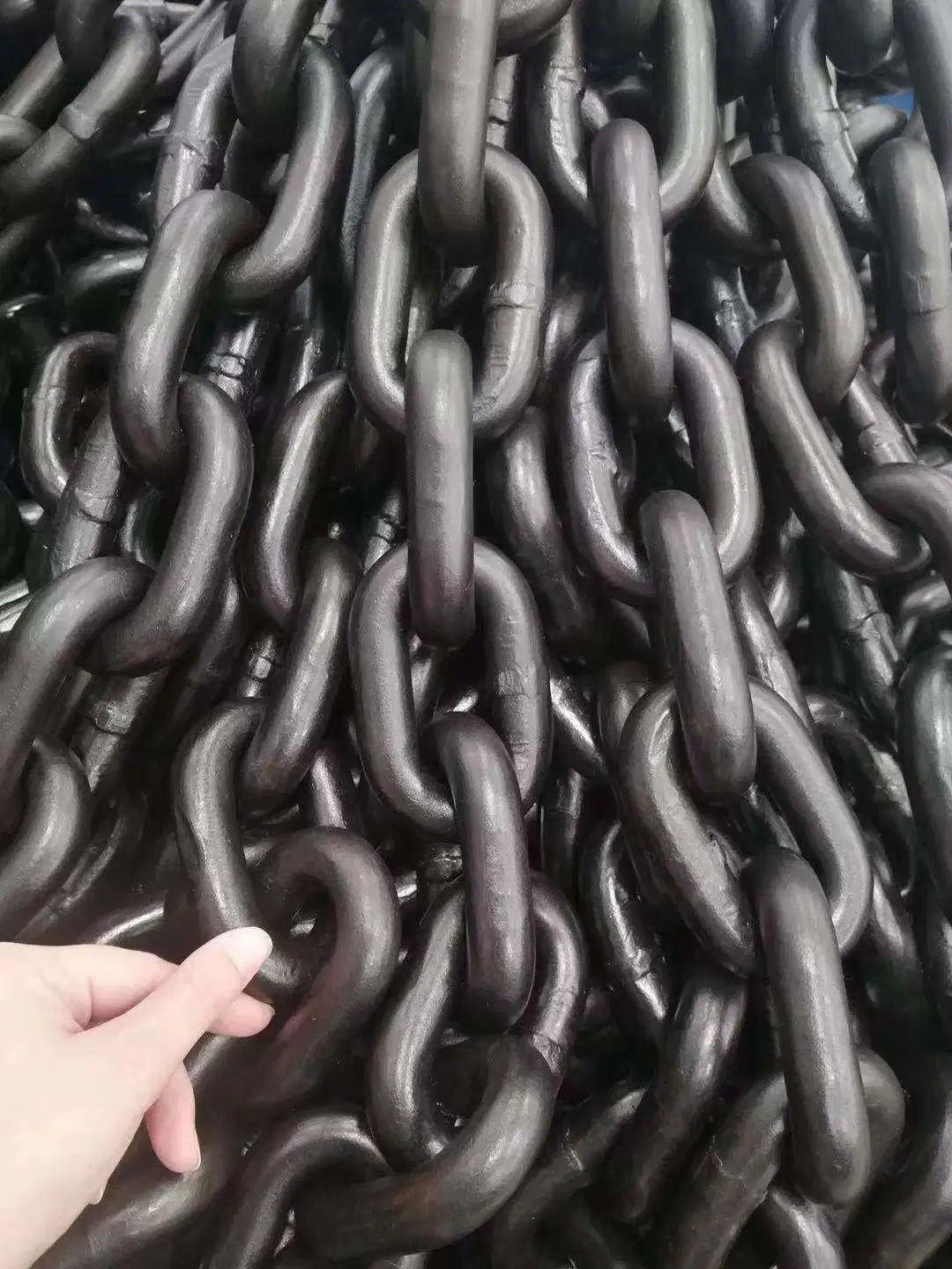 High Test 20mn2 25mnv Mining Chain Black Painted 14&times; 50/30&times; 108/42&times; 146mm for Coal Mining