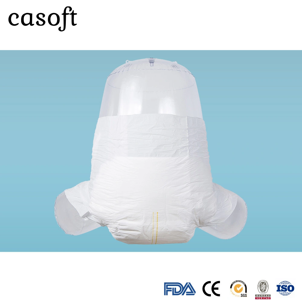 Soft Nonwoven Mass Absorption Adult Nappies with OEM Factory