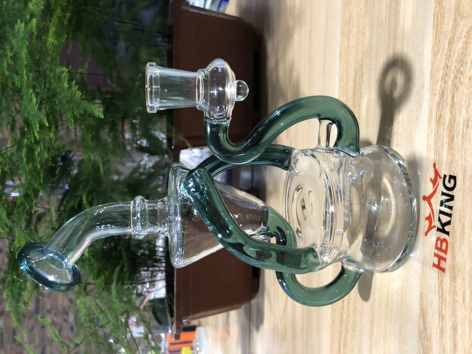 Hbking Waterpipe 2019 Hand Pipe Colorful Glass Water Pipe, DAB Rig, Art Work, USA Glass Water Pipe Bubbler Oil Rig Heady Glass Glassware