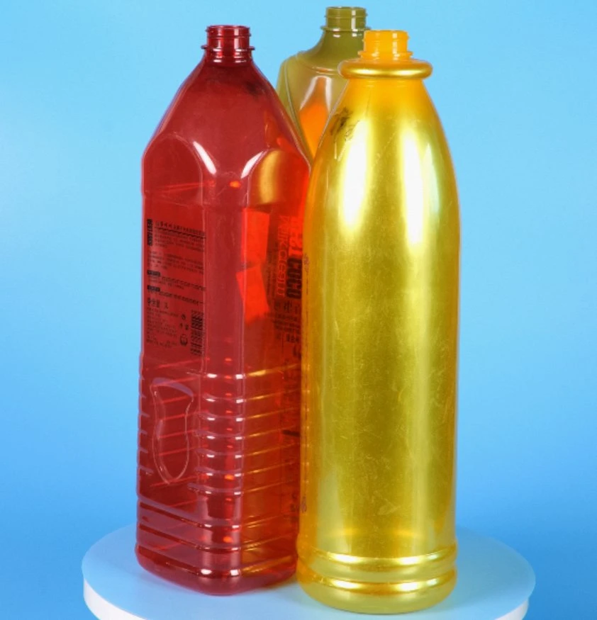 Car Gasoline Engine Oil Fuel Additive Empty Yellow Oil Bottle Packaging Plastic Bottles