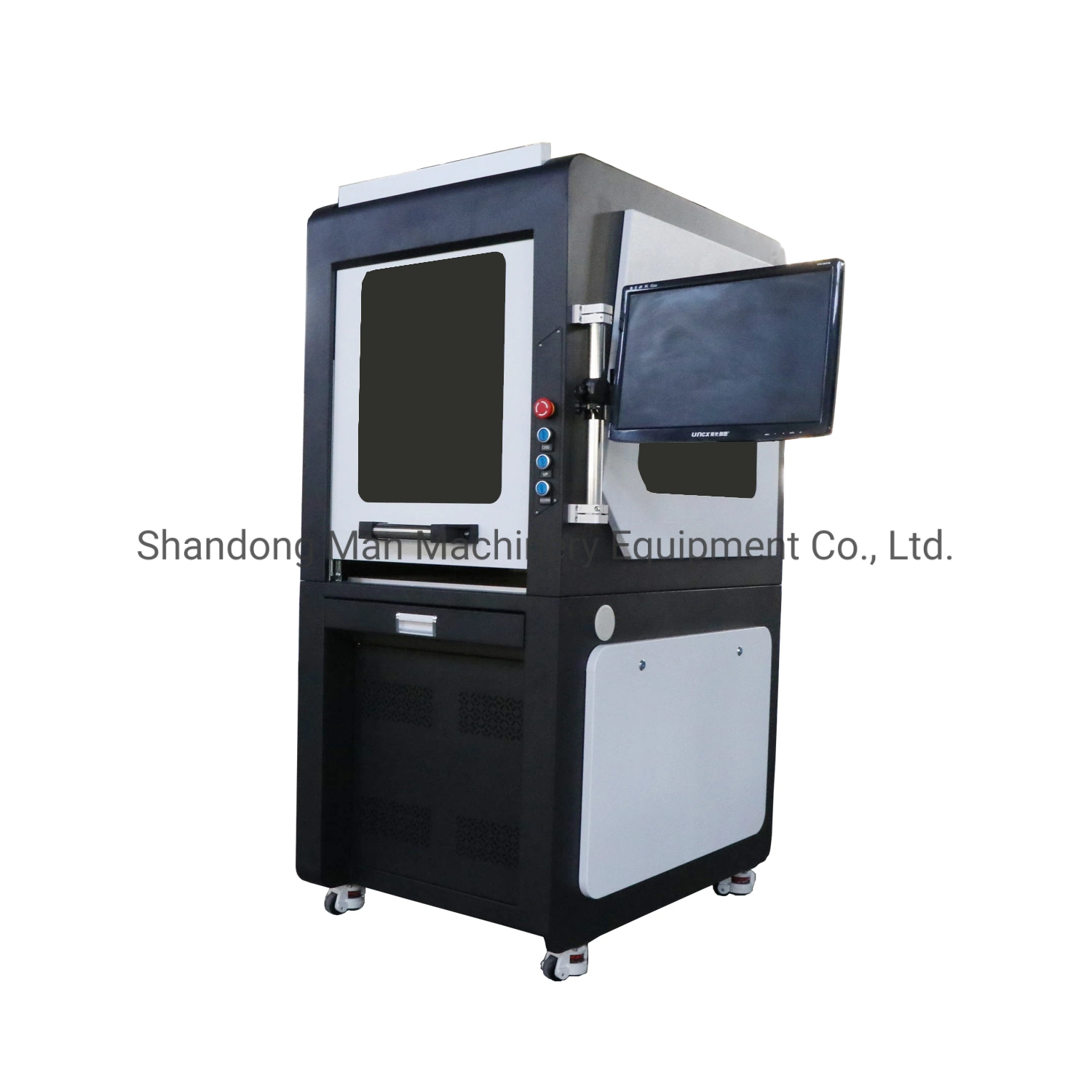 50W Desktop Fiber Laser Marking for Stainless Steel/Laser Color Printing Machine/Mini Laser Marker