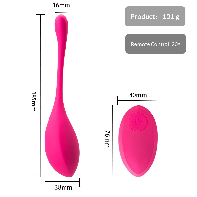 Vibrador Punto G juguete sexual pezón Clitoral estimulador Anal, mando a distancia amor huevo/Huevo vibrador con USB recargable y 10 modos, el masajeador de silicona líquida,