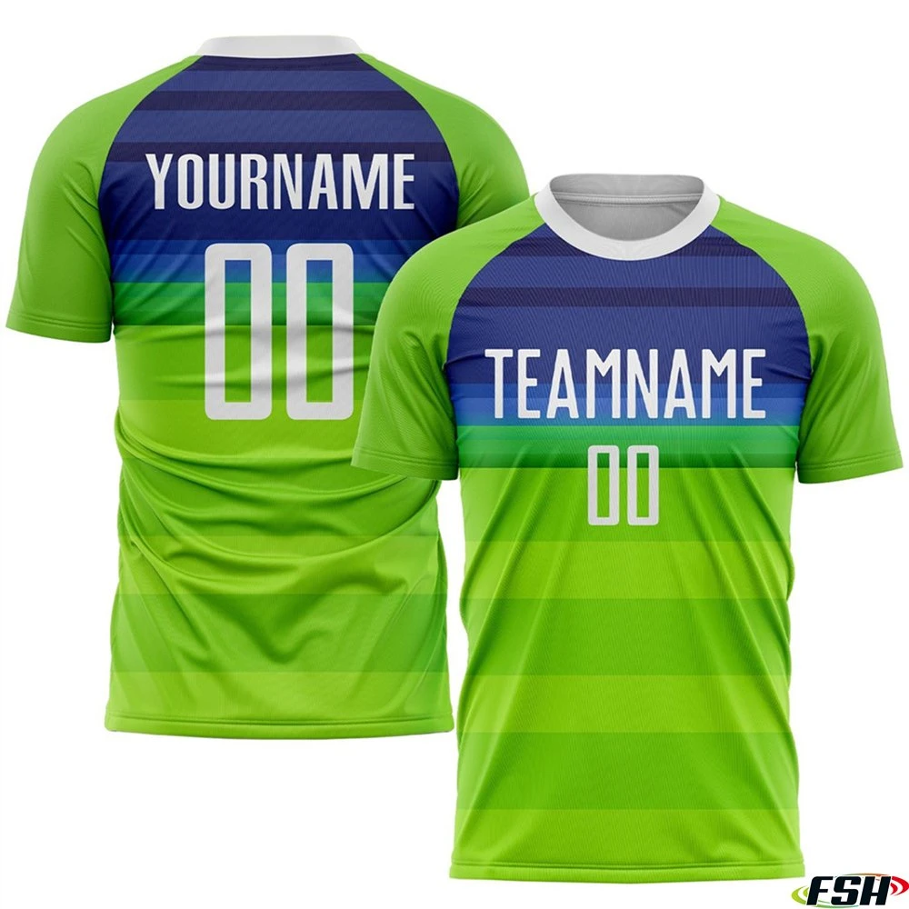 Hombres nuevos uniformes personalizados Camisetas de fútbol del equipo de fútbol Camisetas de fútbol de desgaste de la camiseta de fútbol de calidad de juego