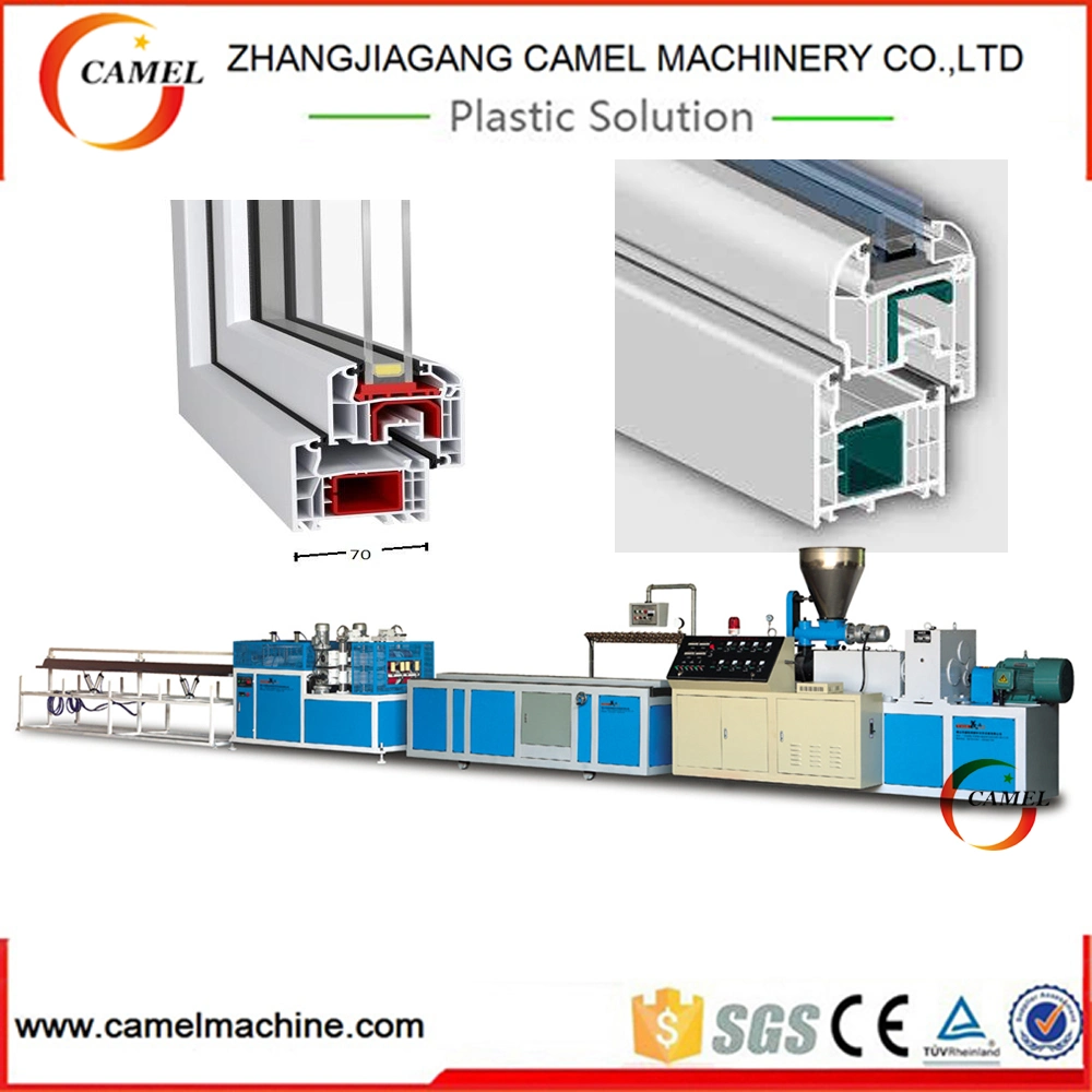 Línea de producción de perfiles de PVC plástico Línea de extrusión de perfiles de PVC a la venta