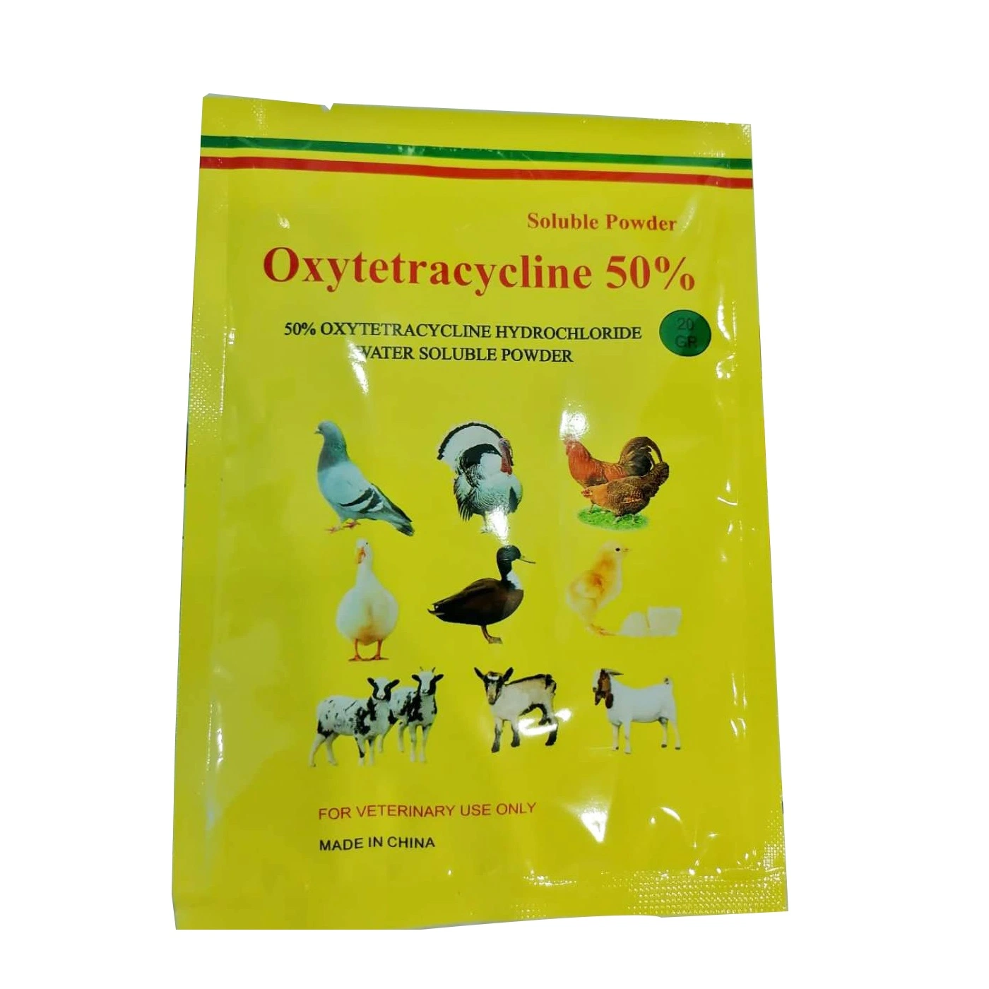 Top Quality Veterinary Drugs Oxytetracycline HCl Water Soluble Powder 20%