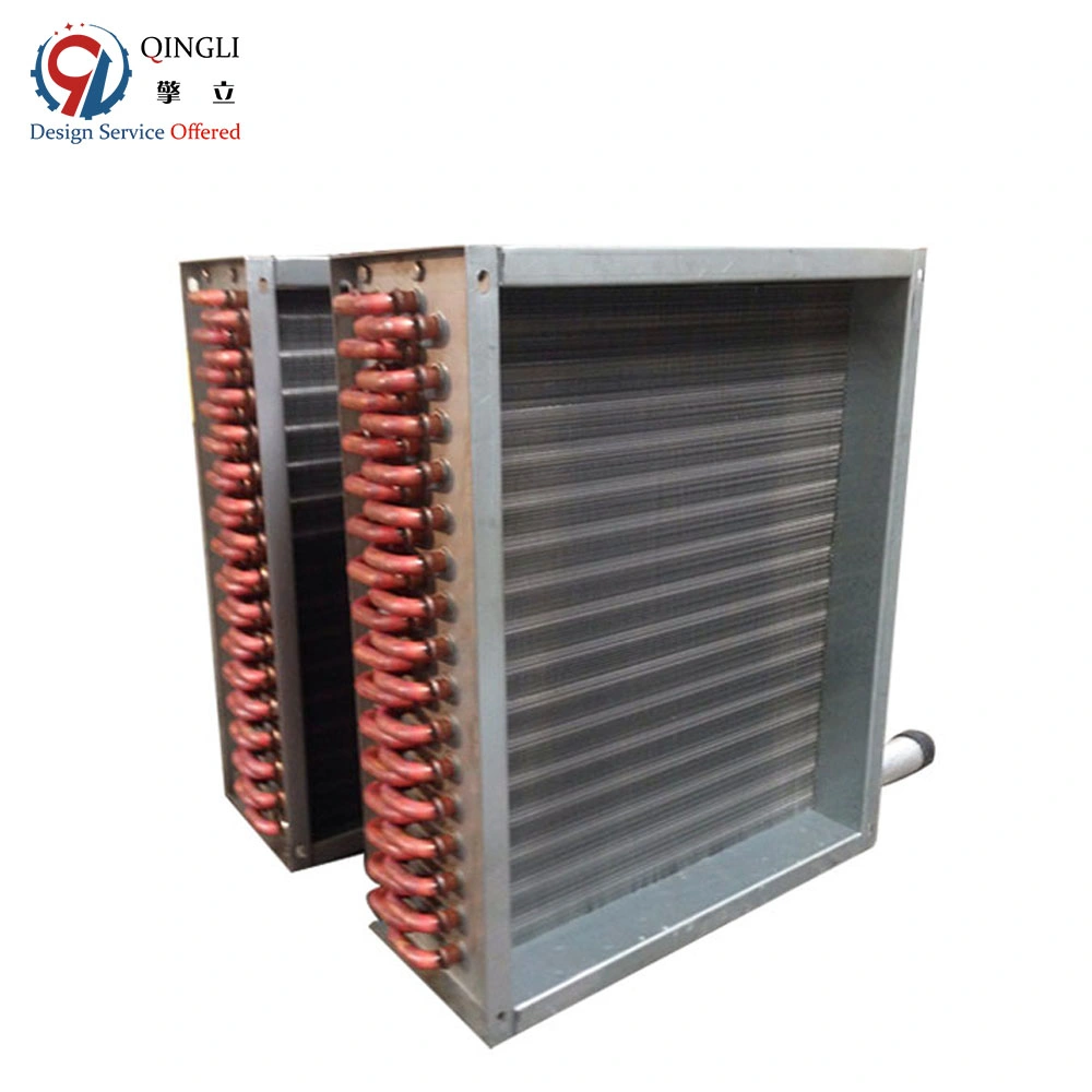 Professional Copper Finned Air Conditioner Condenser Cooling Coil Heat Exchanger