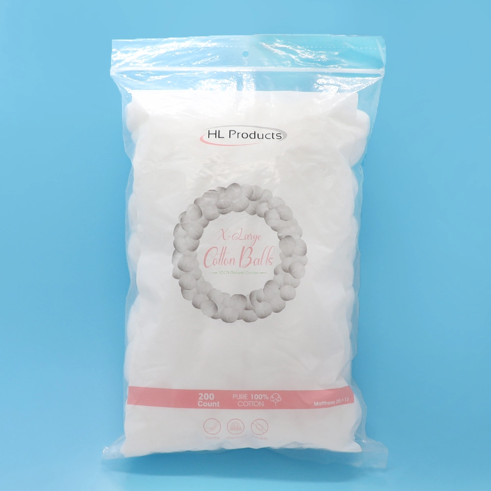 Pure Clean Cotton Cotton Balls Steriel Non Sterile