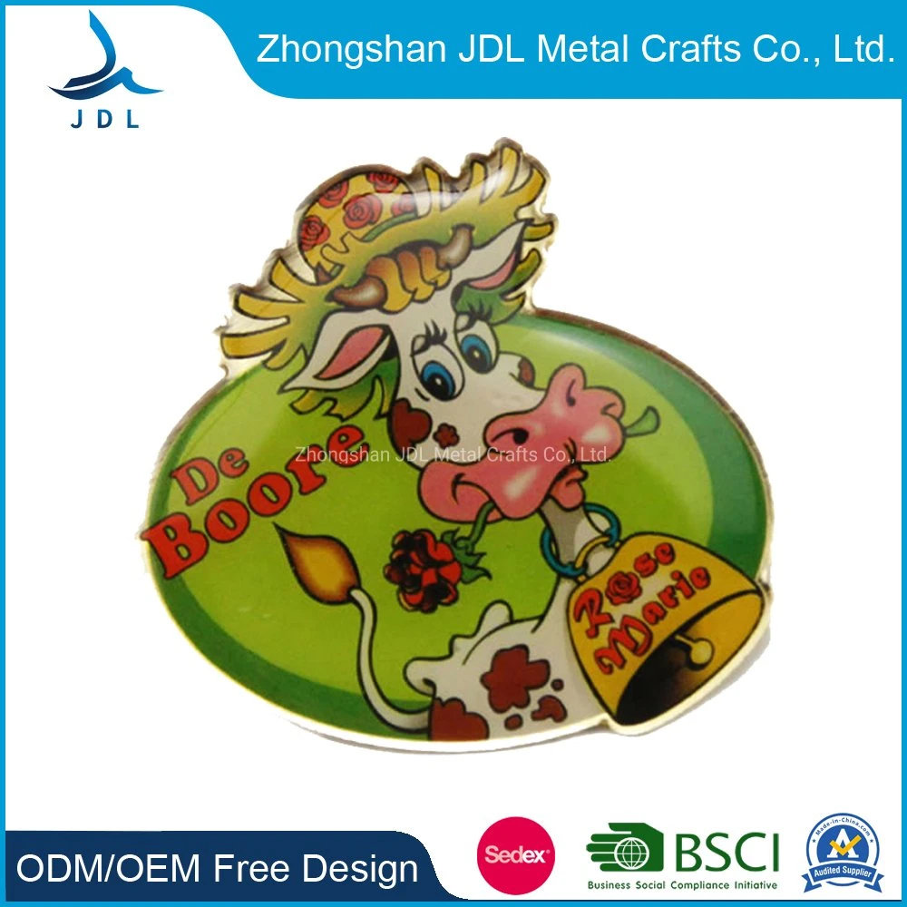 Hot Sale CRC Promotion Shield Shape Metal Pin Badge with Baking Finishcustom Baking Finished Iron Pin Badge for Soccer Competition (291)