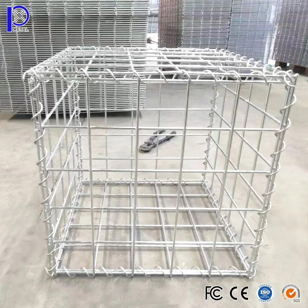 Pengxian SS316 paneles de malla de alambre soldado China Fabricantes 2000 X Gabion 300 X 300 mm Caja utilizada para retener gabion Pared