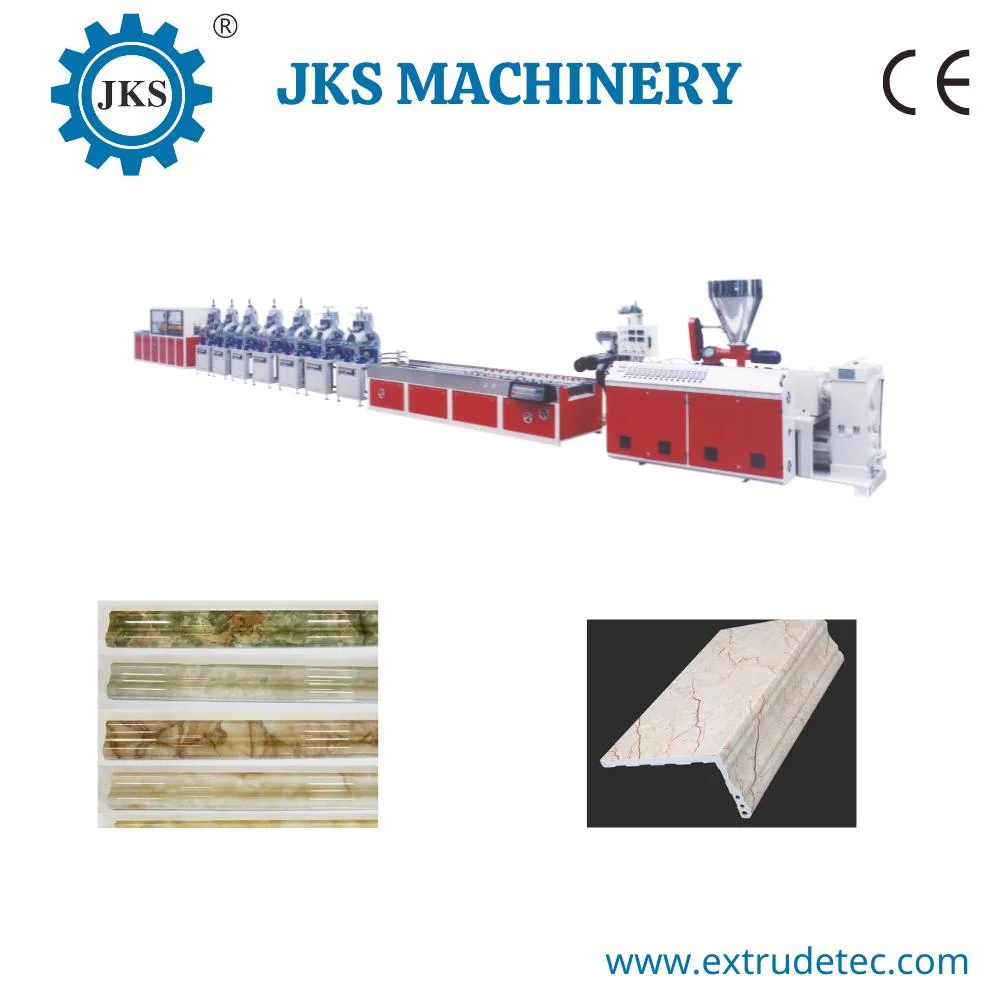 High quality/High cost performance PVC Marble Profile Plastic Extrusion Line