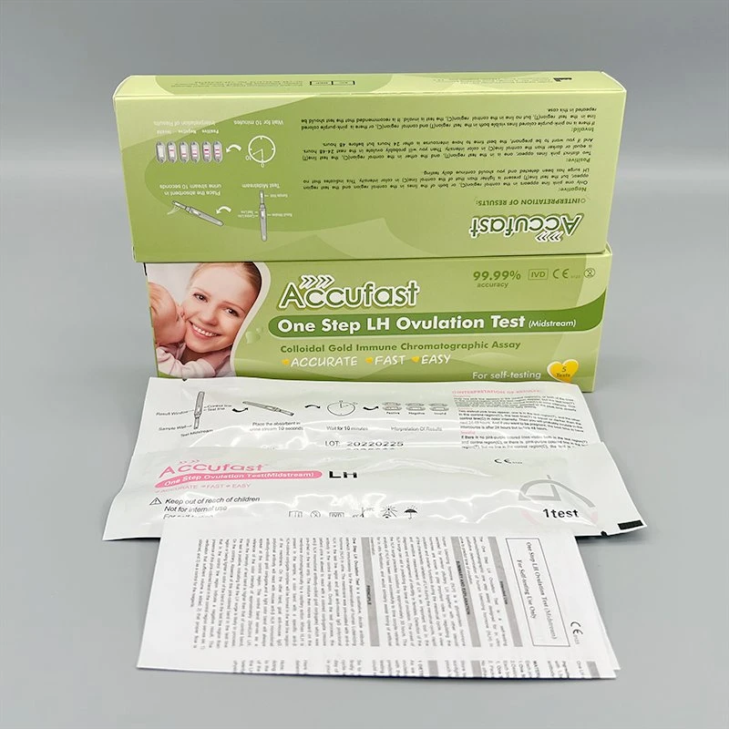 Wholesale/Supplier OEM/ODM Medical Home Use Lh Ovulation Home Test Kit Midstream