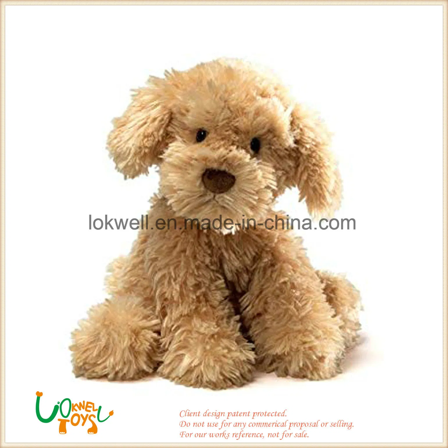 Brinquedo de cachorro personalizado/enchido/fofo de pelúcia para crianças/bebês presente/promocional/evento/Valentine.