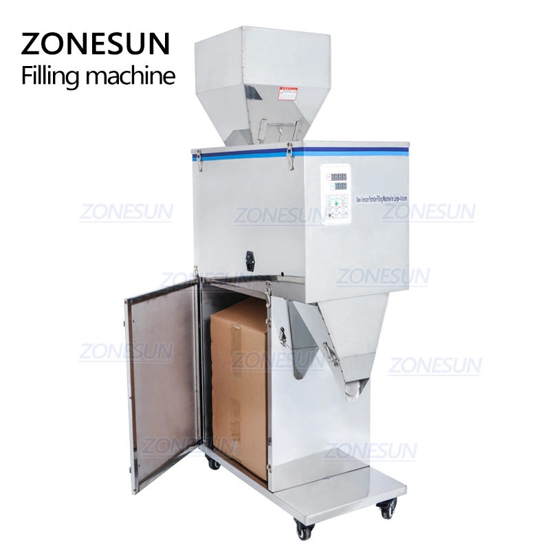 Zonesun 20-5000g Rice Millet Whole Grains Vegetable Seeds Fertlizer Tea Alfalfa Wheat Granule Filling Machine