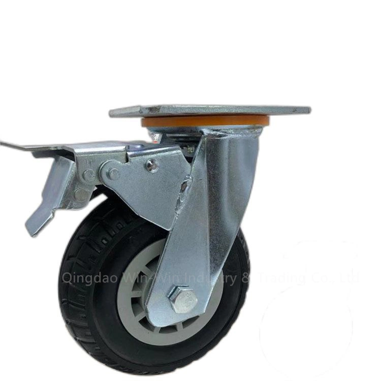 Factory Price Rubber Industrial Caster Wheel for Carts Workbench Furniture Trolley