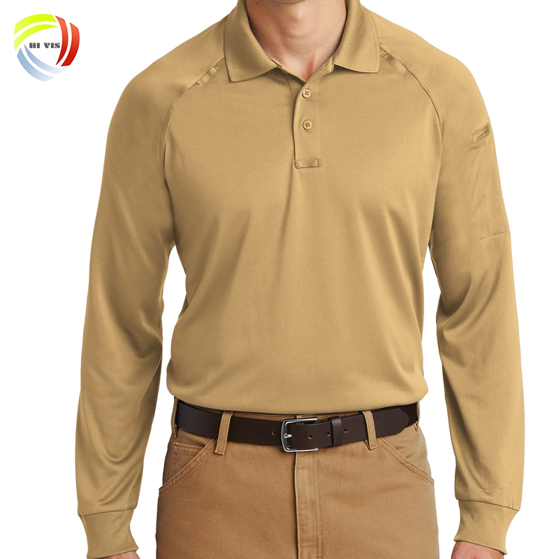 Feuchtigkeit ableitende T-Shirts Großhandel Snag-proof Polyester Poloshirt bestickt Individuelle einheitliche Designs für Arbeiter