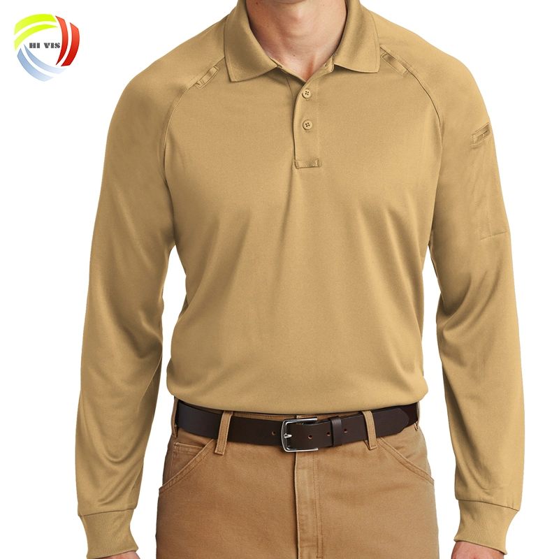 Moisture Wicking T Shirts Wholesale Snag-Proof Polyester Polo Shirt Embroidered Custom Uniform Designs for Workers