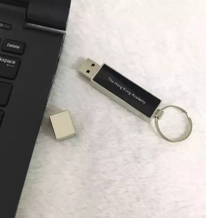 подарок для продвижения металлический брелок светодиодный логотип USB флэш-накопитель на заказ Подсветка логотипа