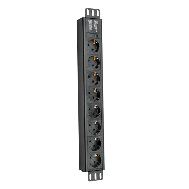 12 Ways Germany PDU with Surge Protection for Computer Room