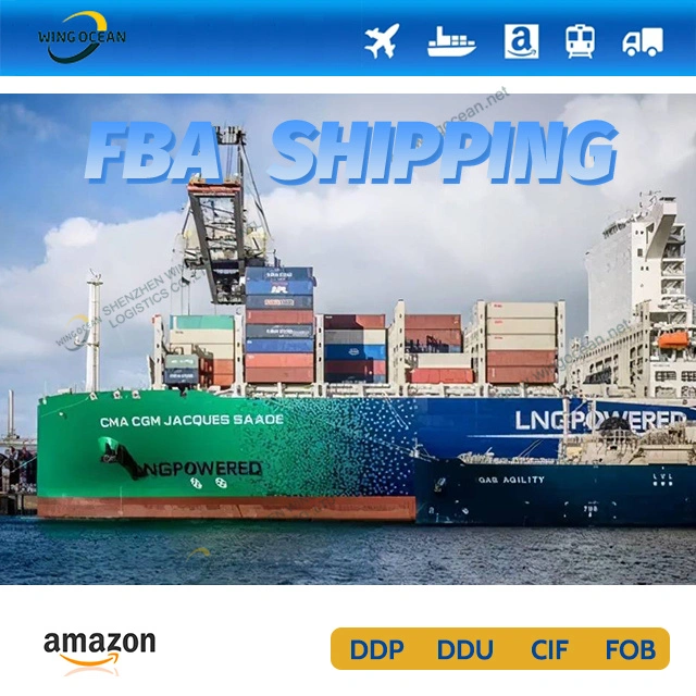 Envio profissional de despachantes de cargas marítimas da Amazon FBA da China para o. EUA/Canadá/Europa/México/Austrália