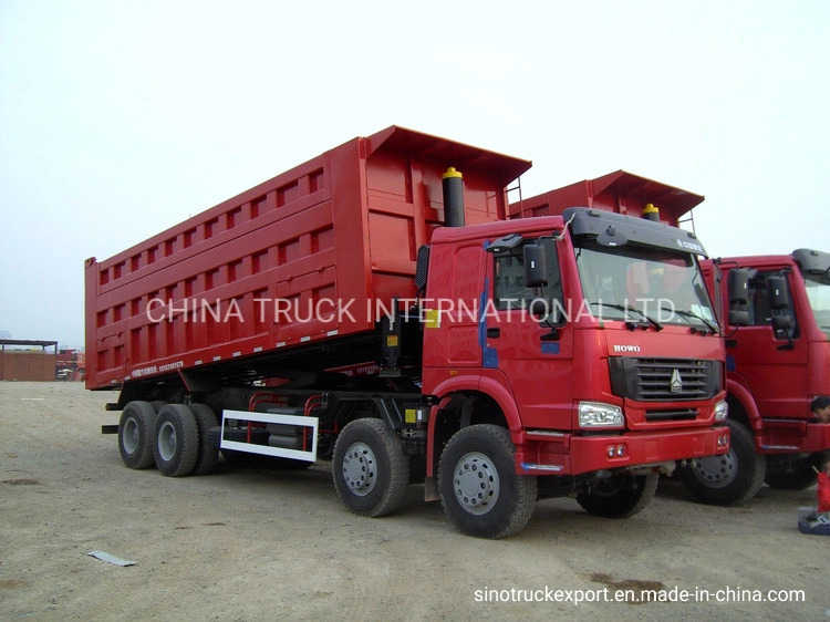 Used Dump Trucks HOWO Sinotruk Second Hand Tipper Trucks Chinese Heavy Duty Trucks Best Condition Competitive 12 Wheels 8X4 50tons Capacity