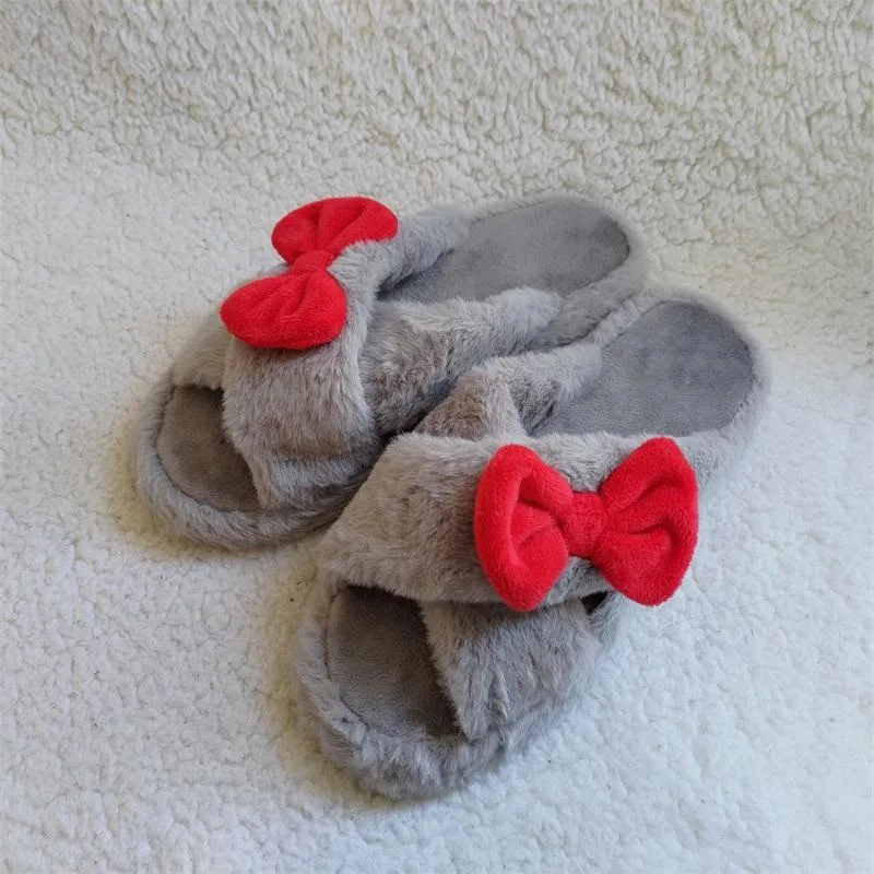 New Bow Outside The Home to Wear Open-Toe Thick Sole Wholesale/Supplier Slippers