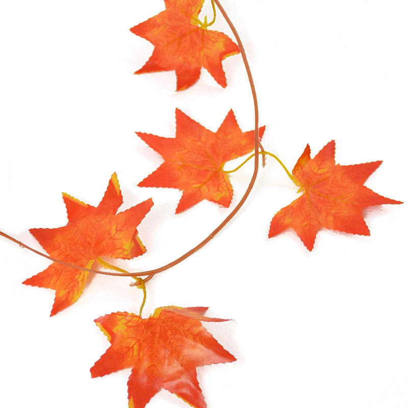 Artificial Red Maple Leaf Simulation Plant Simulation Flower Bouquet Decoration