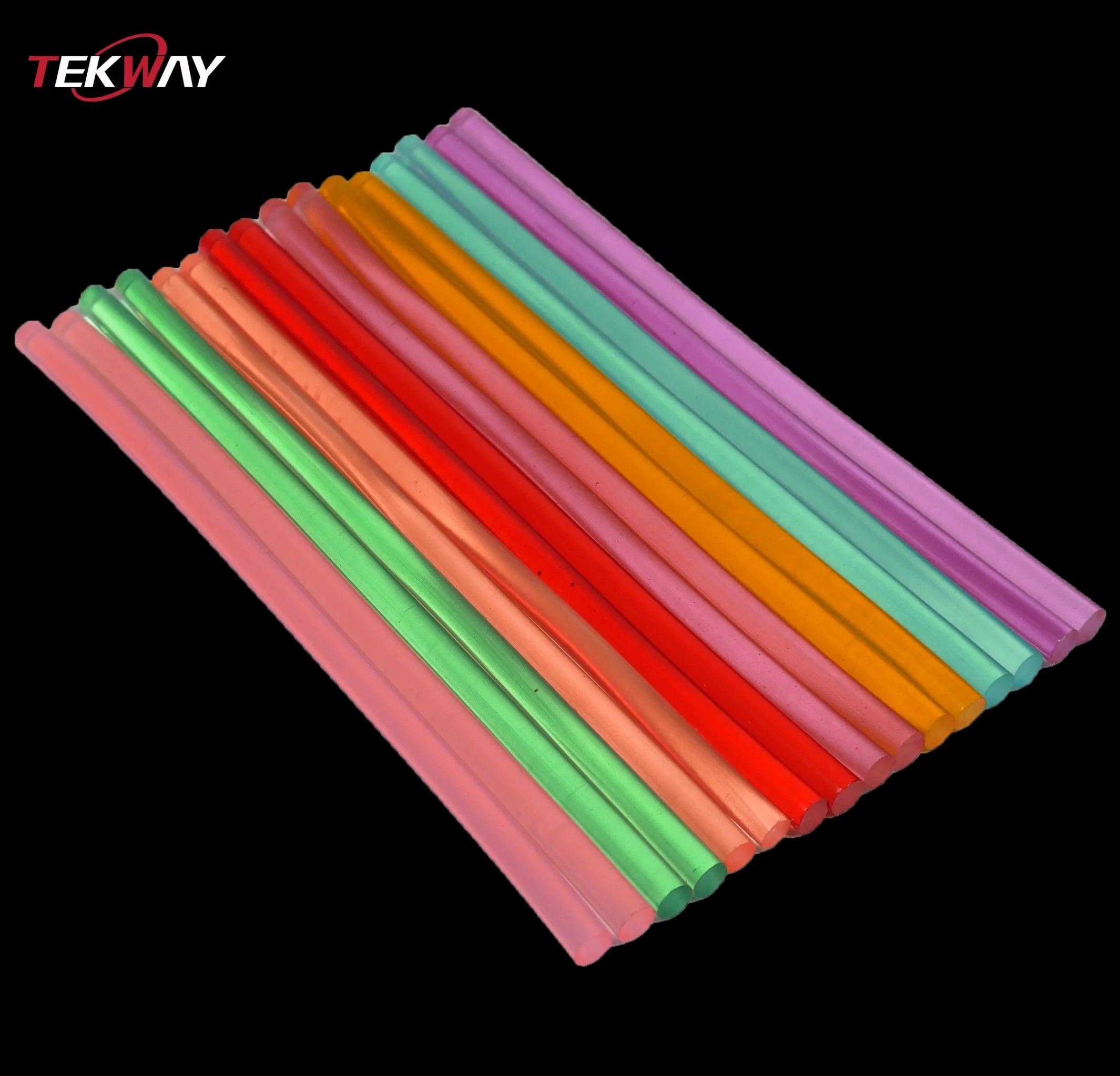 Colorful Transparent Strong Adhesive Hot Melt Fast 7mm/11mm Diameter Glue Sticks