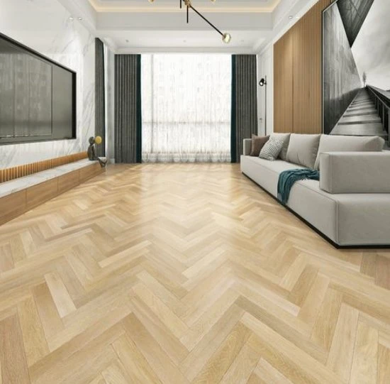 Arriba Grado/concreto retorno y reemplazo Roble Chino sólido Herringbone Pisos de parquet