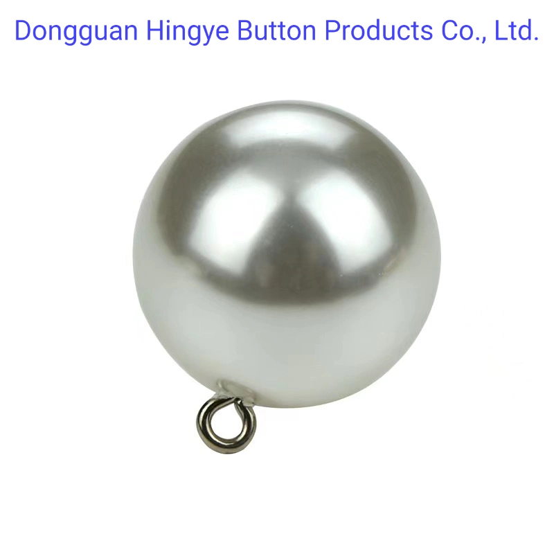 Button Plastic Button ABS Pearl Shank Button for Sweater Garment Accessories